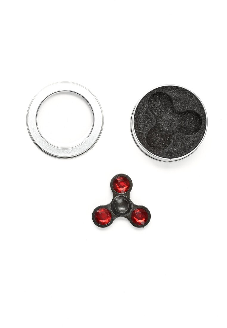 Czarno-Czerwony Fidget Spinner Pinky Ball