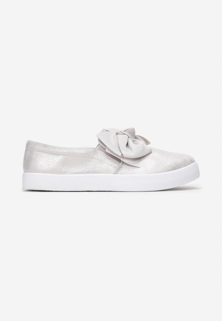 Szare Slip On Rough Out