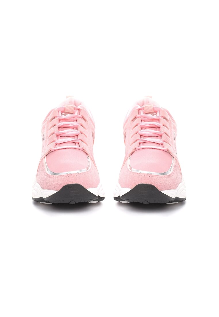 Różowe Sneakersy Stretch