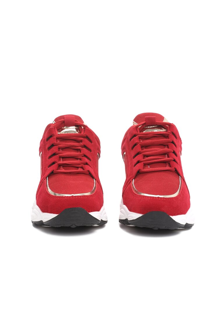 Czerwone Sneakersy Stretch