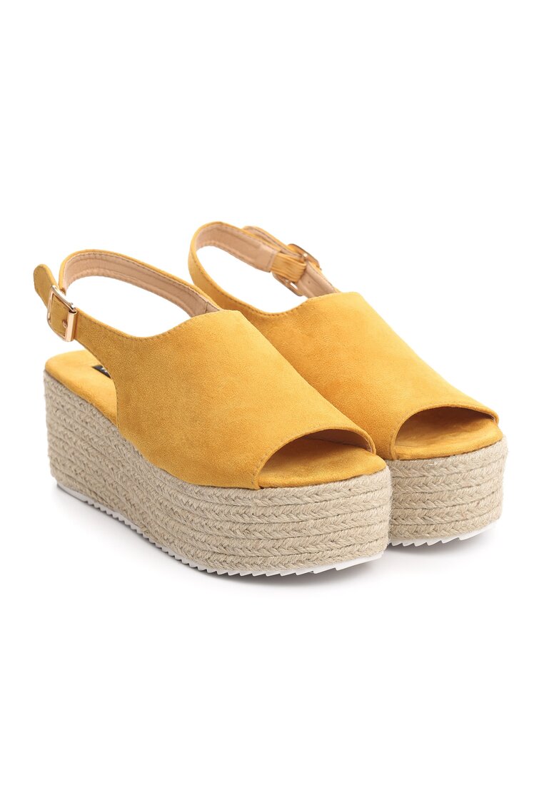 Żółte Sandały Undisputable