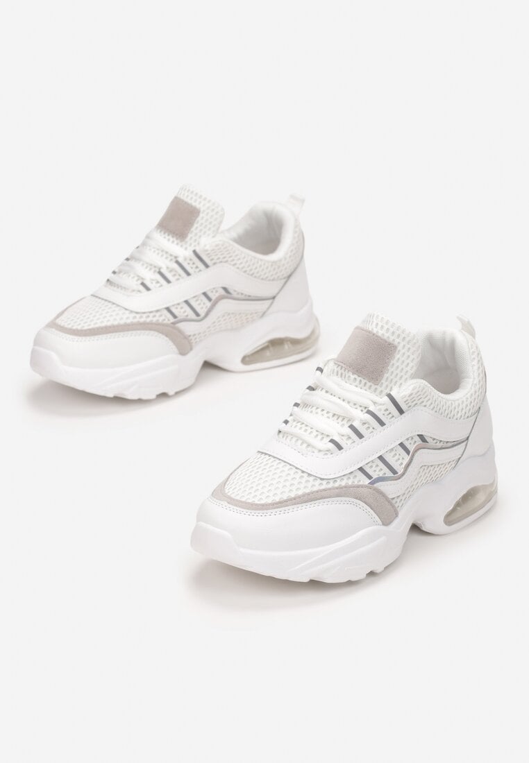 Białe Sneakersy Natural Glisten