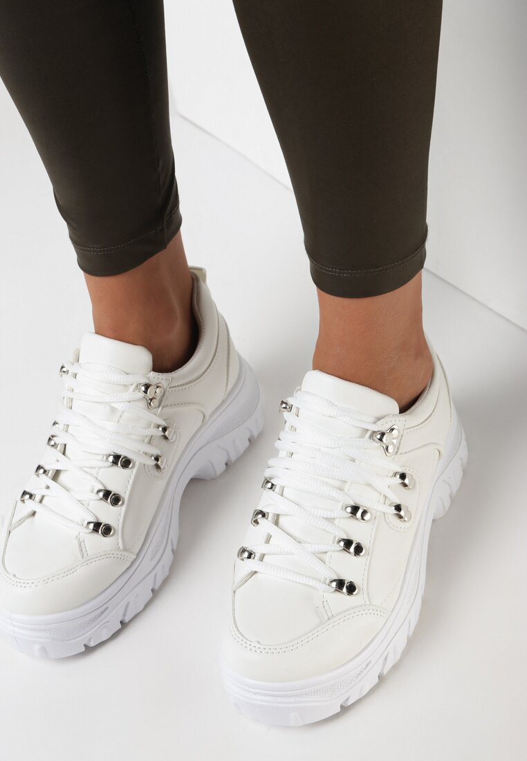 Białe Sneakersy Calyreisis