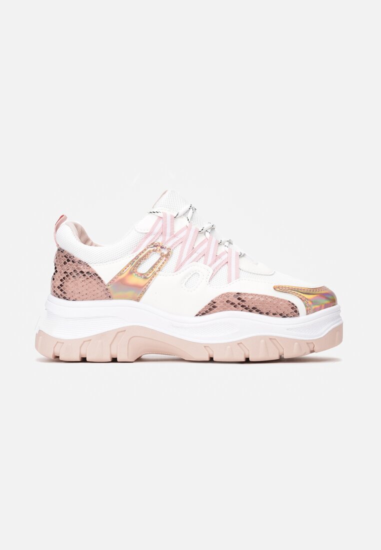 Biało-Różowe Sneakersy Foggyvine