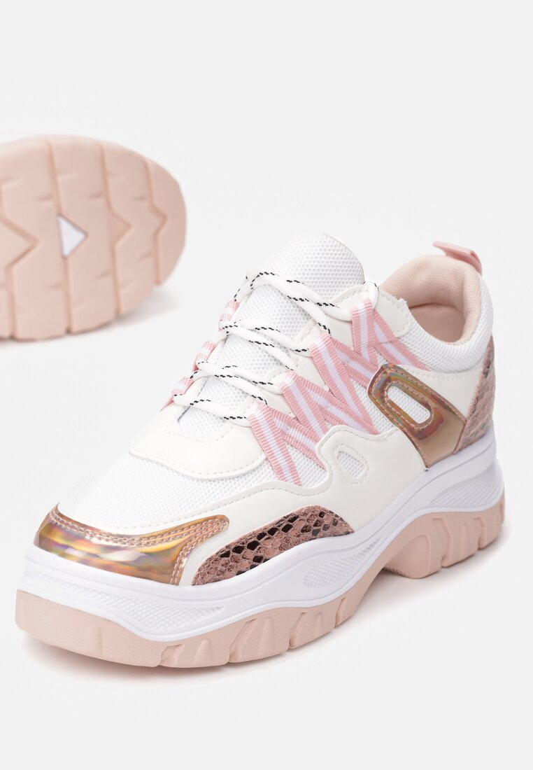 Biało-Różowe Sneakersy Foggyvine