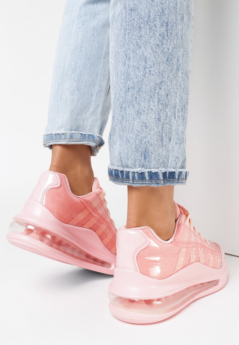 Różowe Sneakersy Pardia