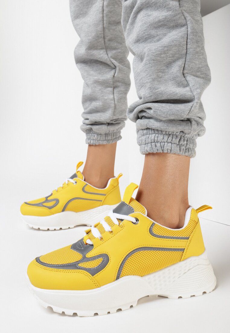 Żółte Sneakersy Wildcall