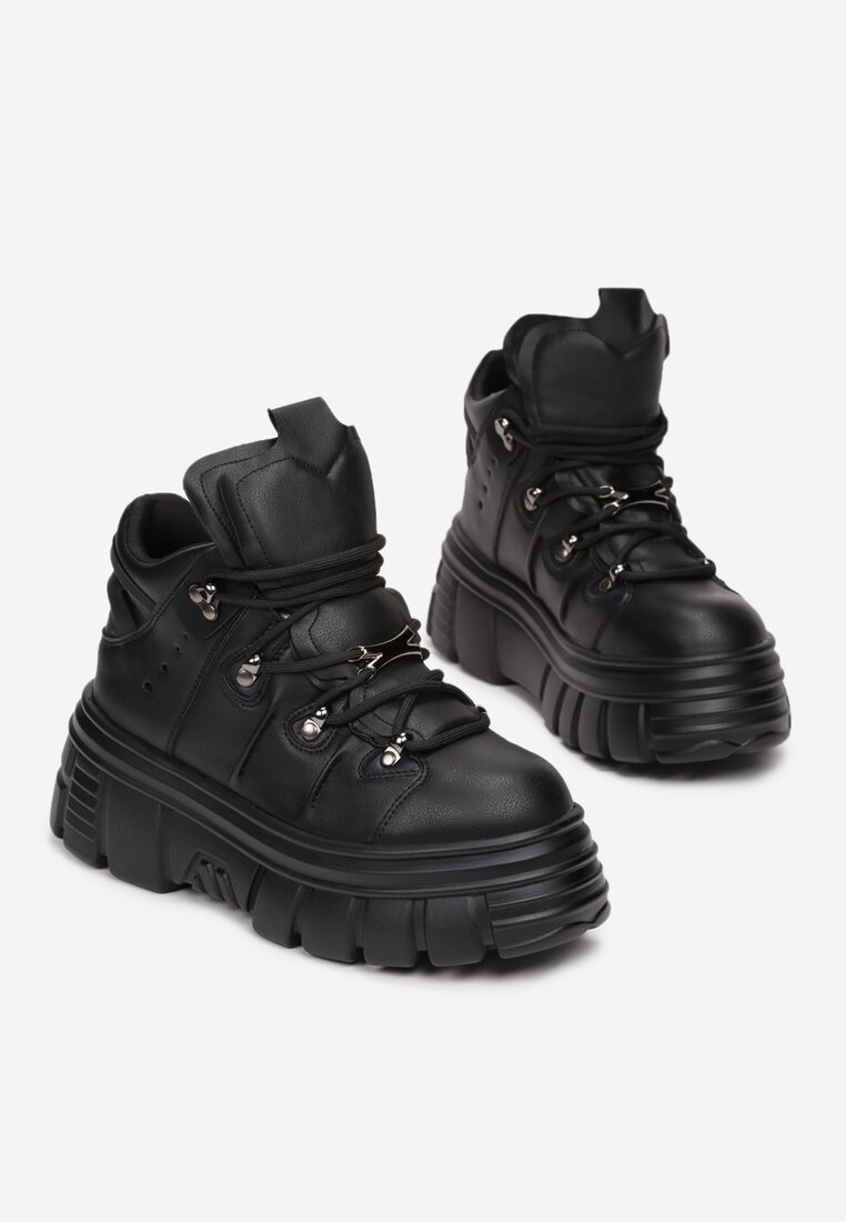 Czarne Sneakersy Ilathylia