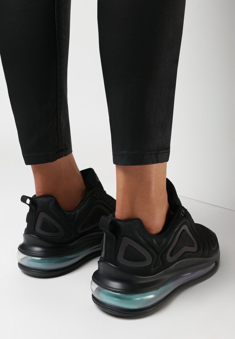Czarne Holograficzne Sneakersy Ethemisa