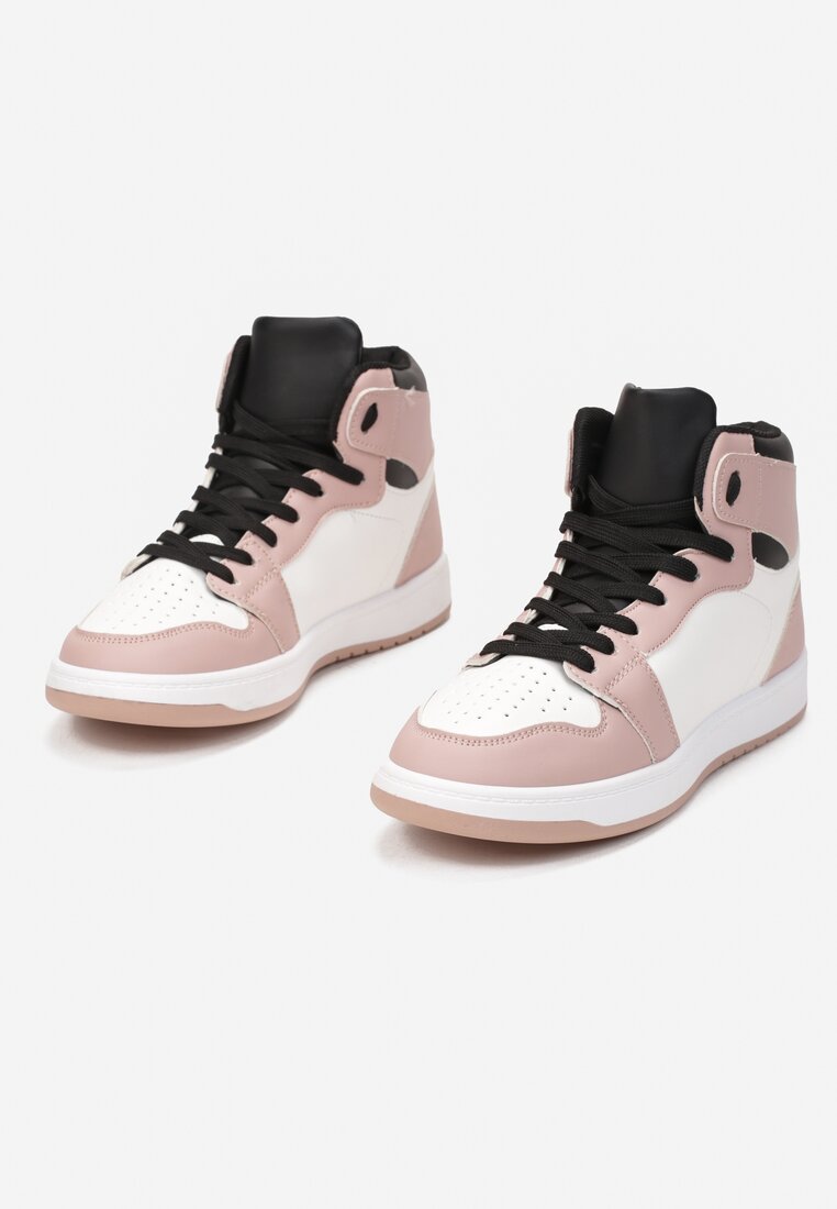 Różowe Sneakersy Larainy
