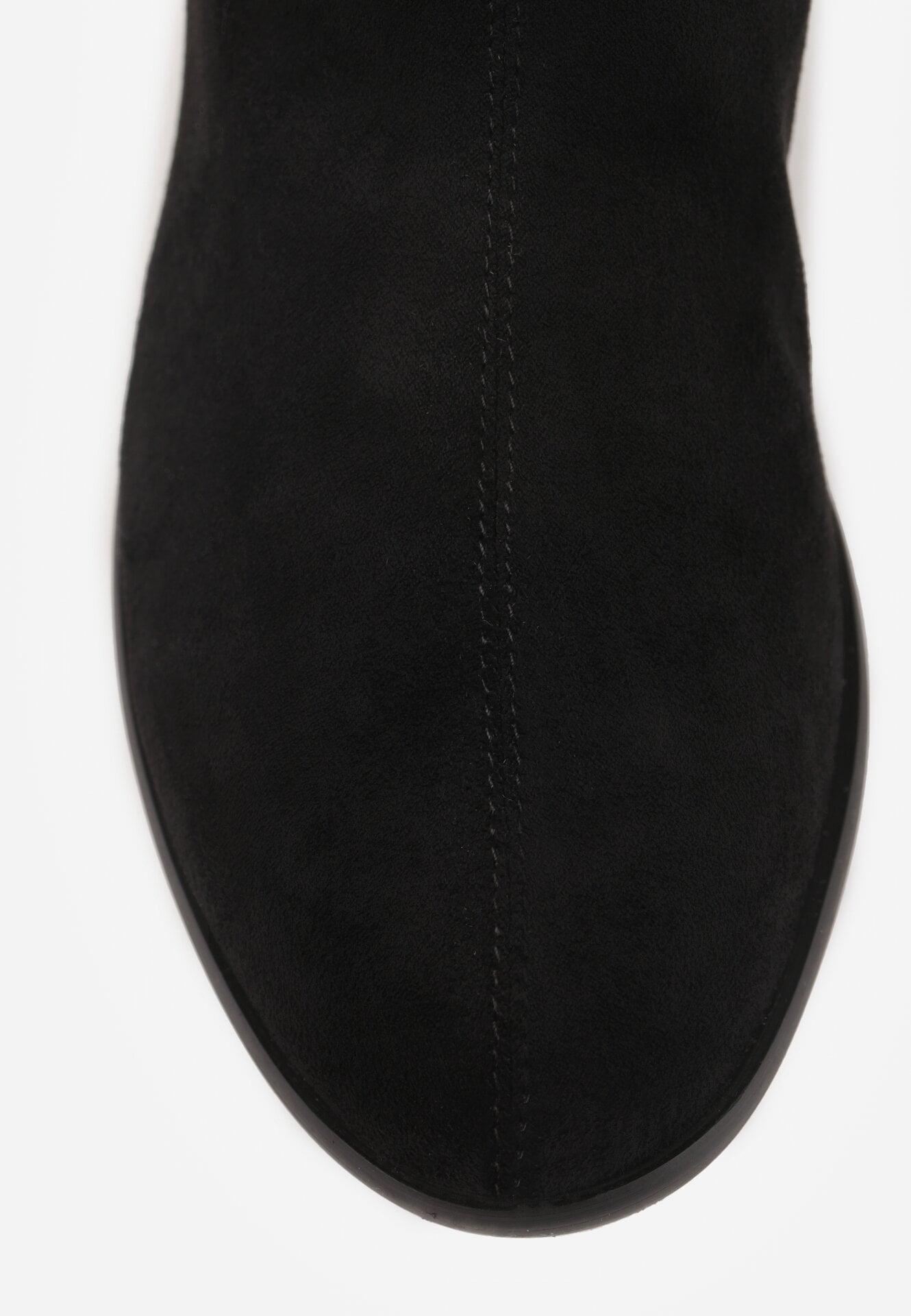 Czarne Botki na Obcasie z Metaliczną Wstawką Iriseia