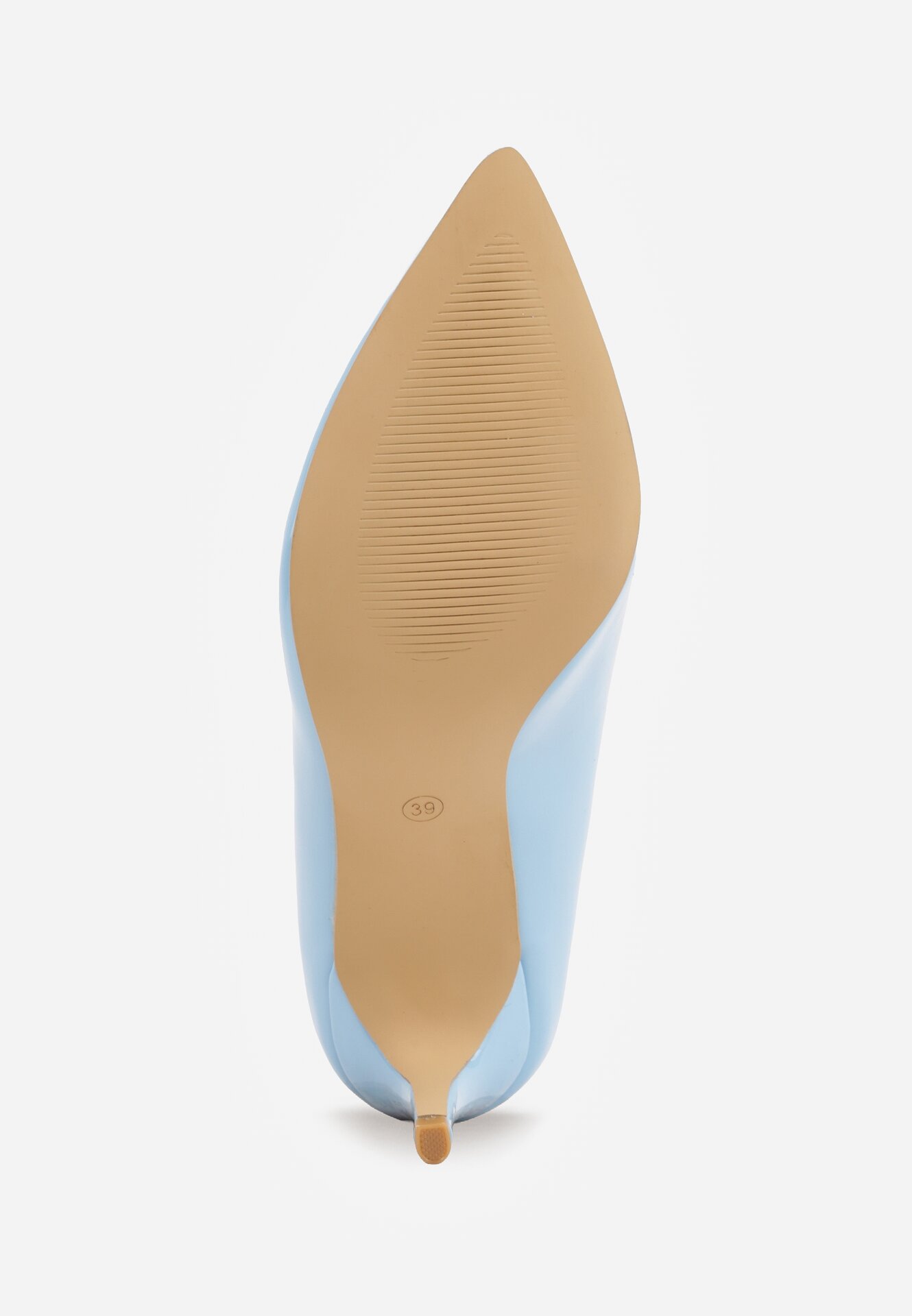 Niebieskie Klasyczne Lakierowane Szpilki Vices Naoise