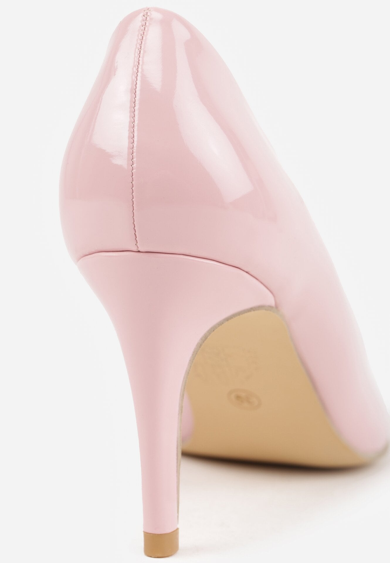 Różowe Klasyczne Lakierowane Szpilki Vices Naoise
