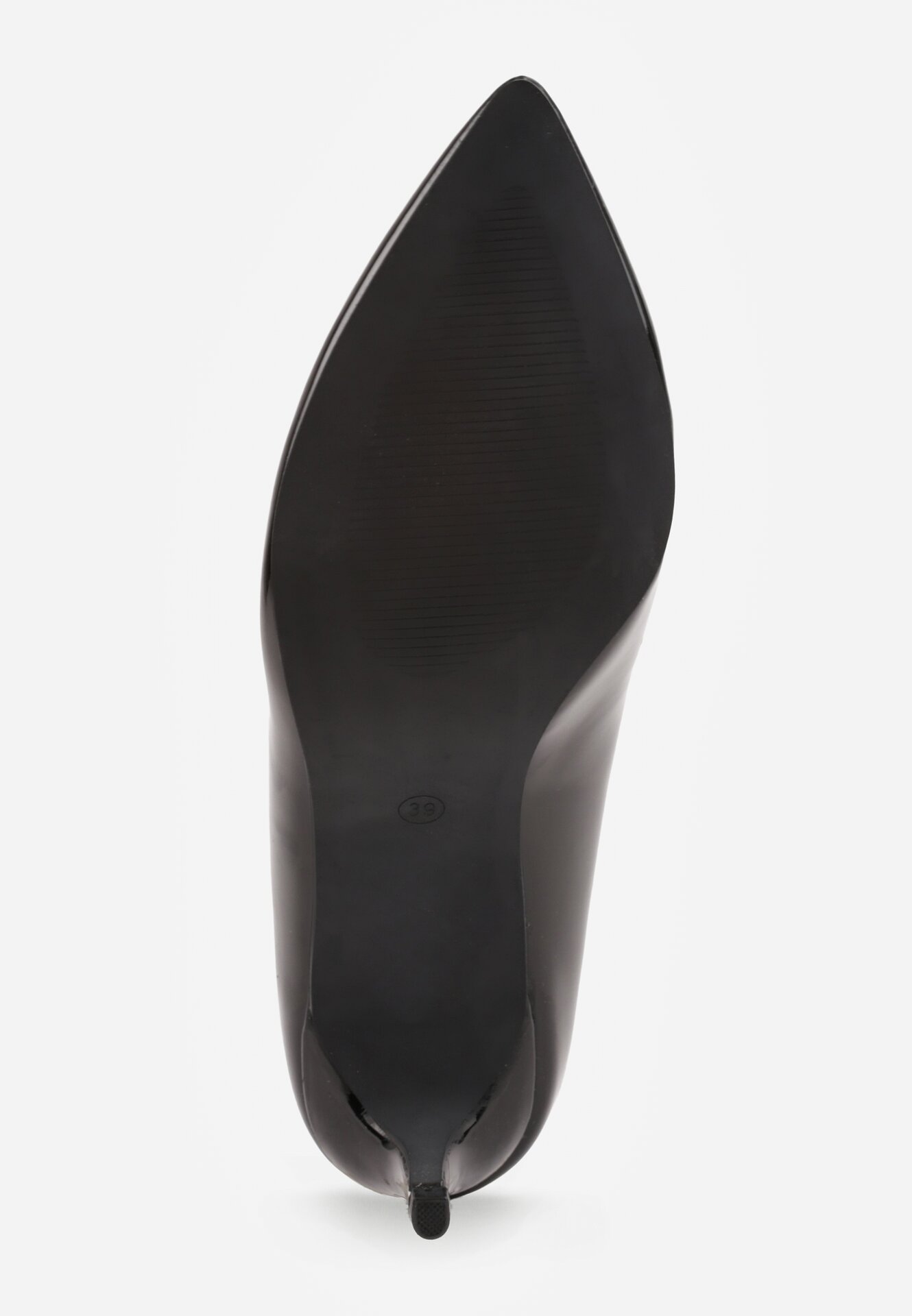 Czarne Klasyczne Czółenka na Szpilce ze Skórzaną Wkładką Valenthea