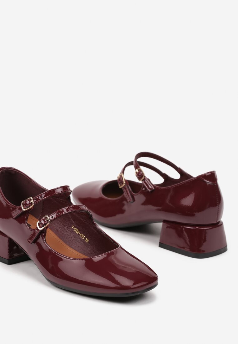 Pantofi casual Bordo