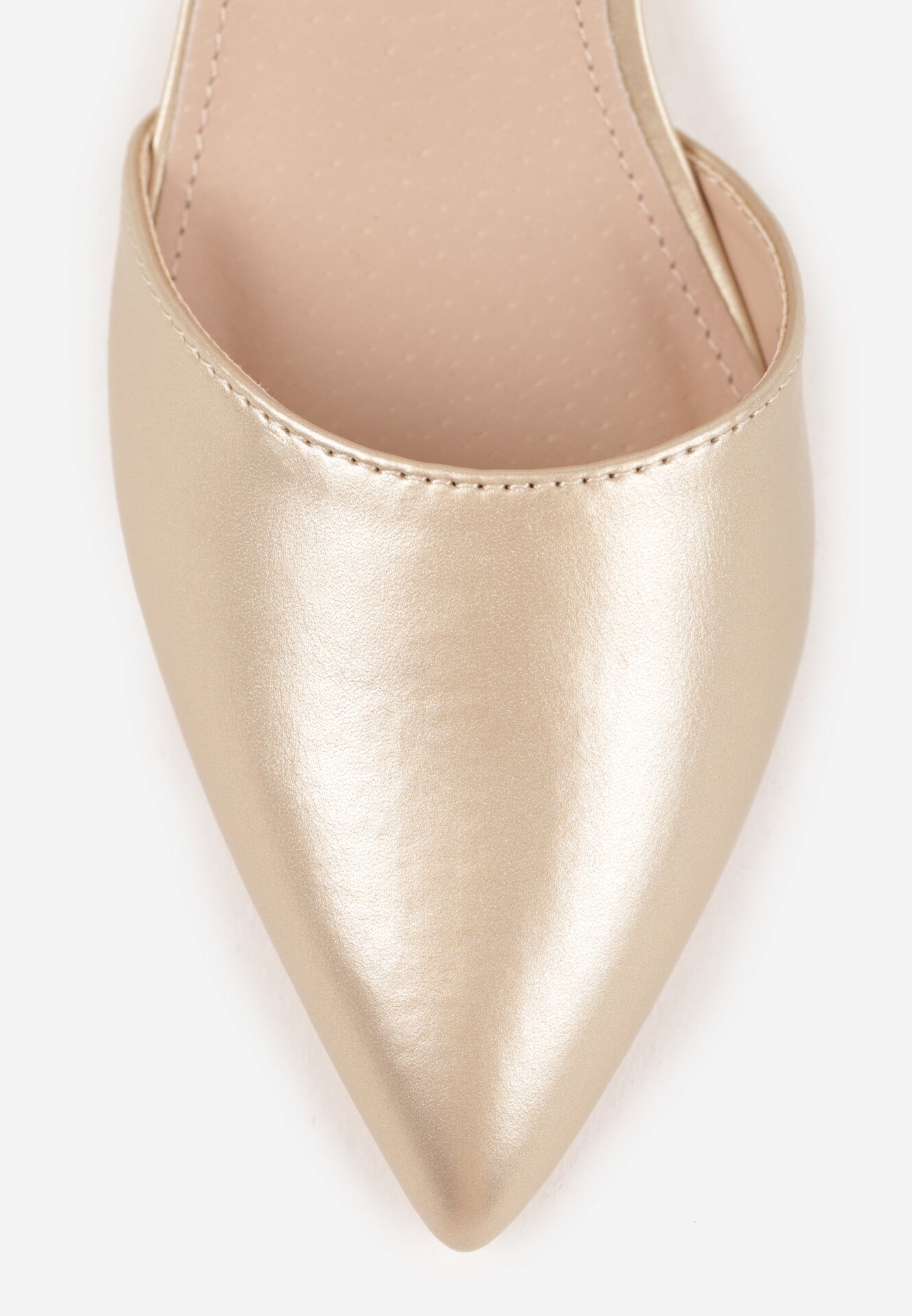 Pantofi cu toc Aurii