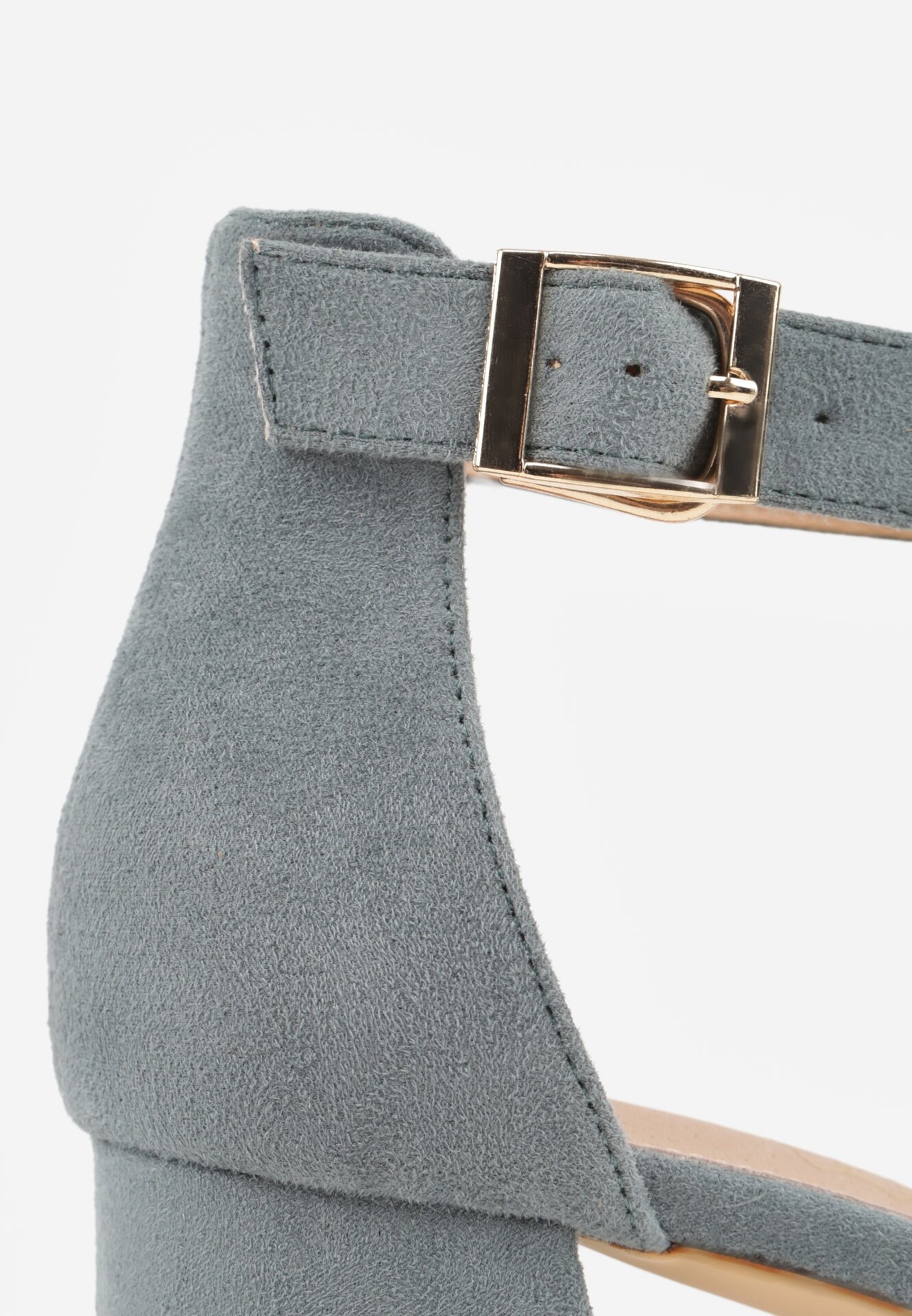 Zielone Czółenka Vices na Obcasie z Wkładką ze Skóry Naturalnej Nariri