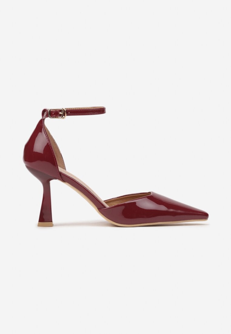 Pantofi stiletto Bordo