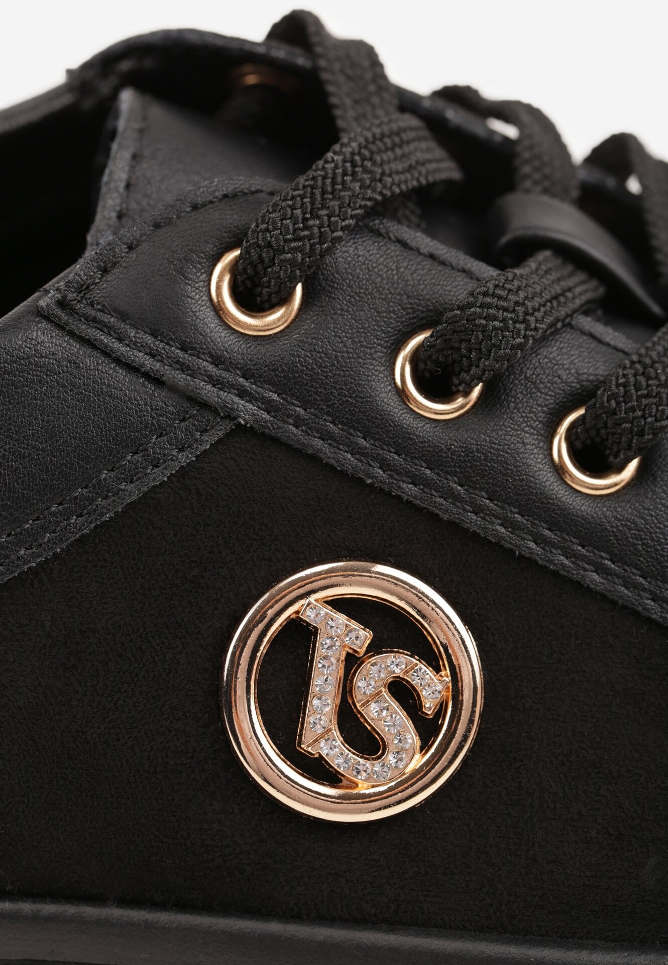 Sneakers Negru cu argintiu