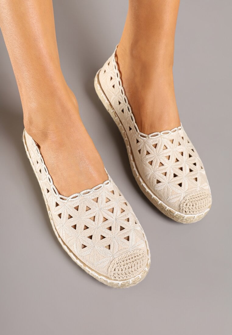 Espadrile Bej