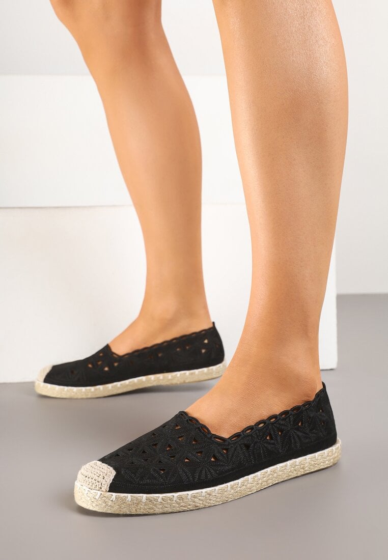 Fekete Espadrilles