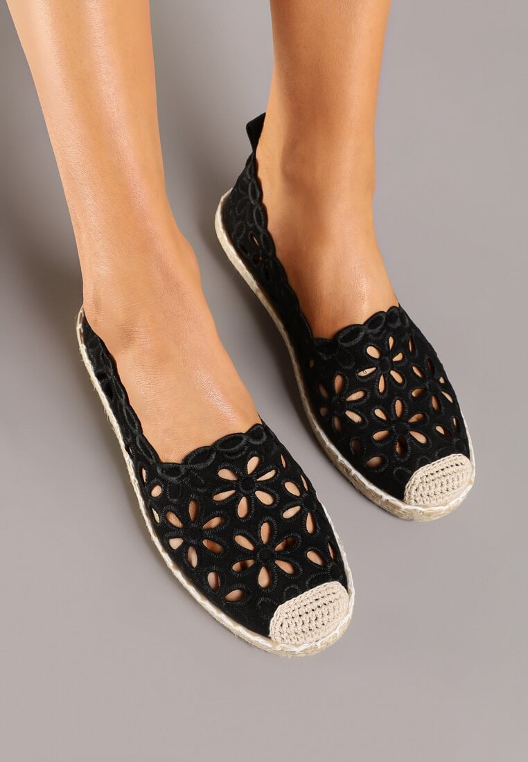 Fekete Espadrilles