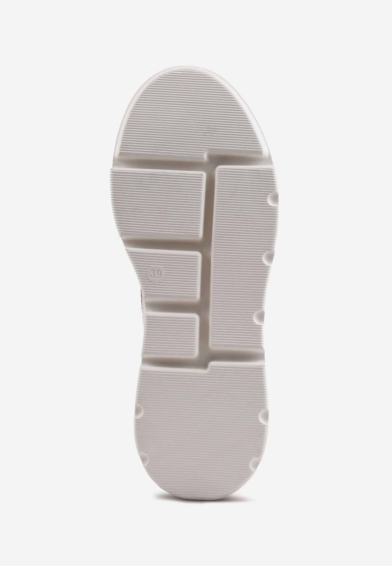 Białe Sneakersy Vices na Grubej Podeszwie z Brokatem Sdivona