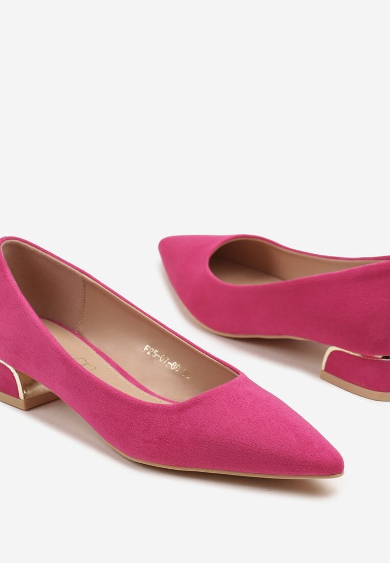 Pantofi cu toc Fucsia