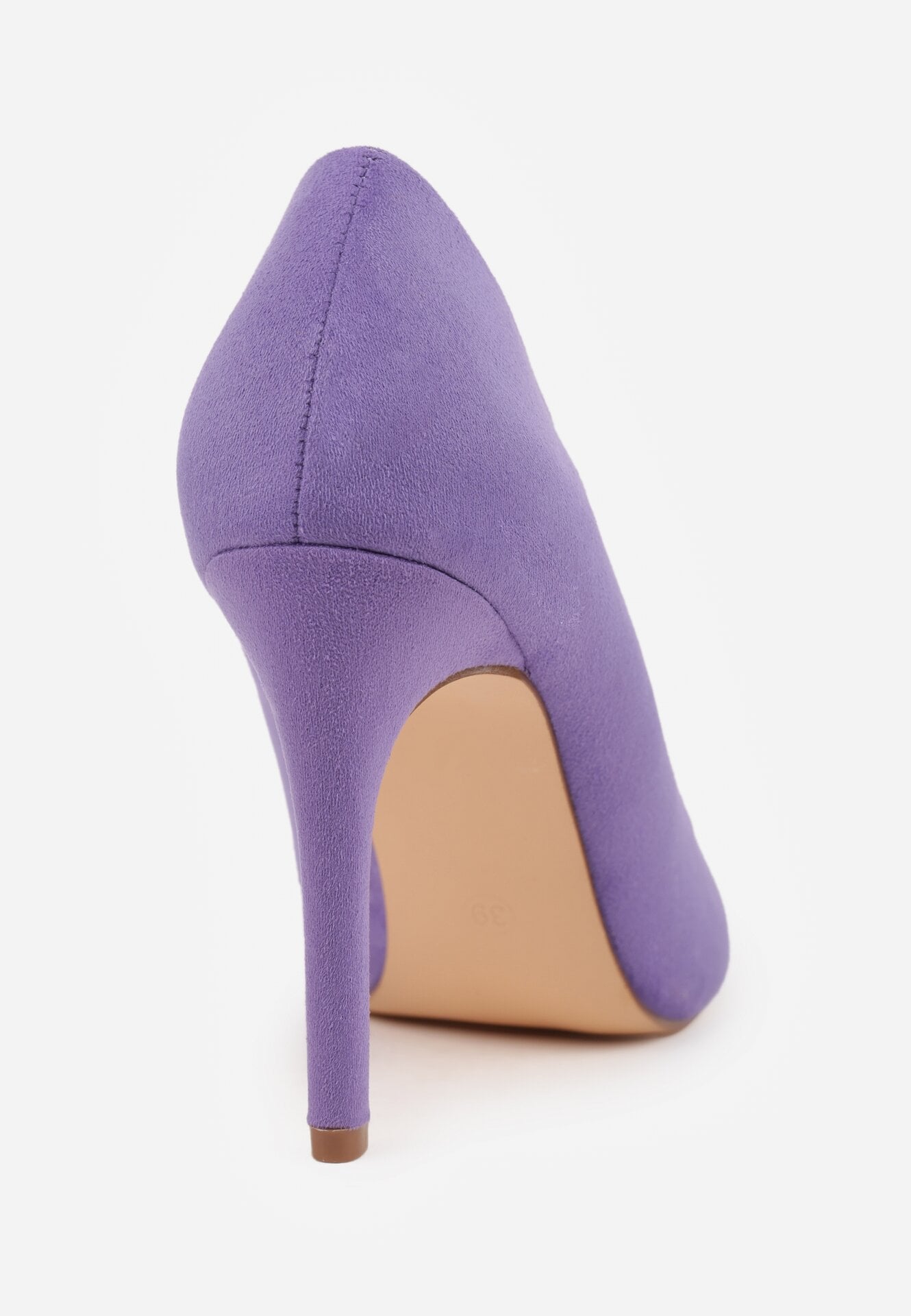 Ciemnofioletowe Klasyczne Szpilki Vices z Wkładką ze Skóry Naturalnej Ennoriel