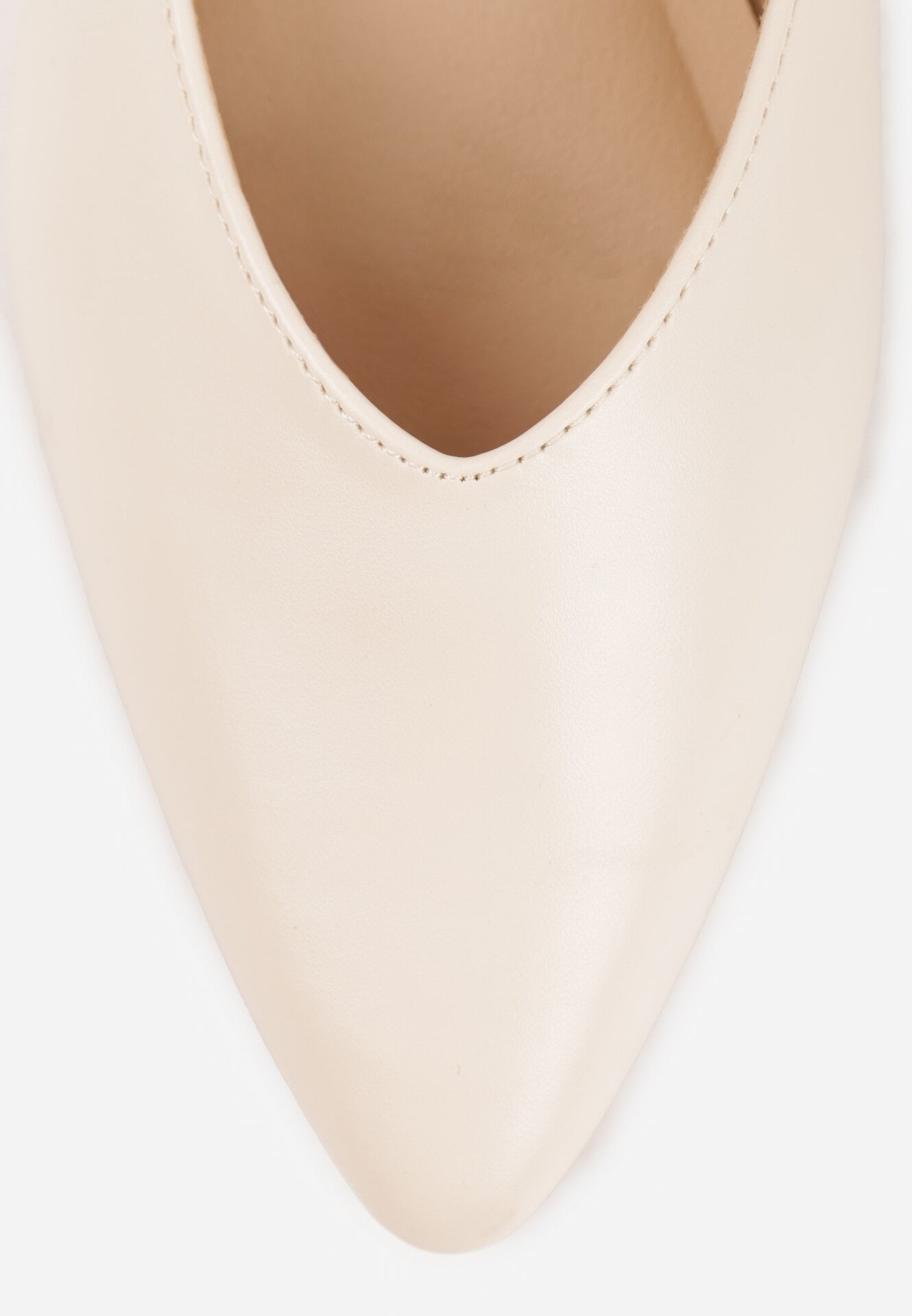 Beżowe Balerinki Vices z Migdałowym Noskiem Neomaria