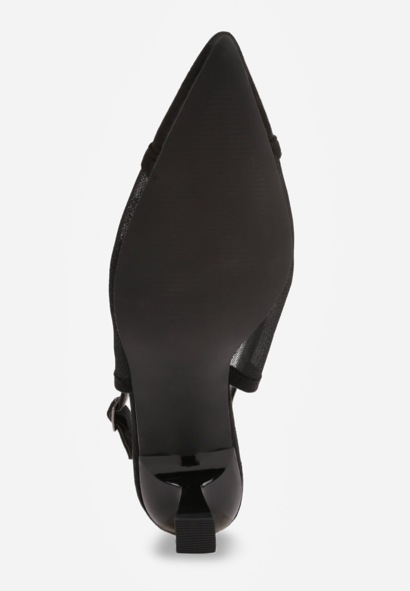 Czarne Transparentne Sandały Vices na Kaczuszce Bez Pięty Ateletia