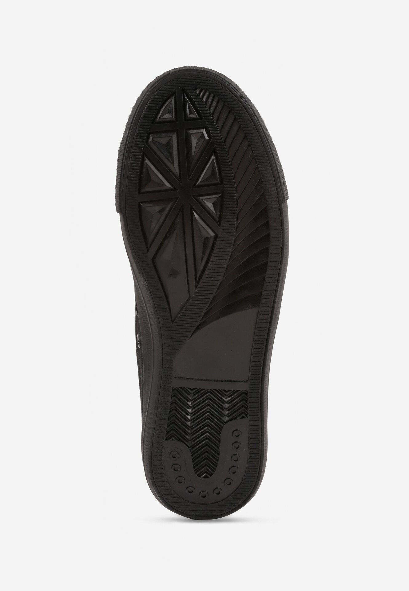 Czarne Lekkie Trampki Vices Przed Kostkę  Elletri