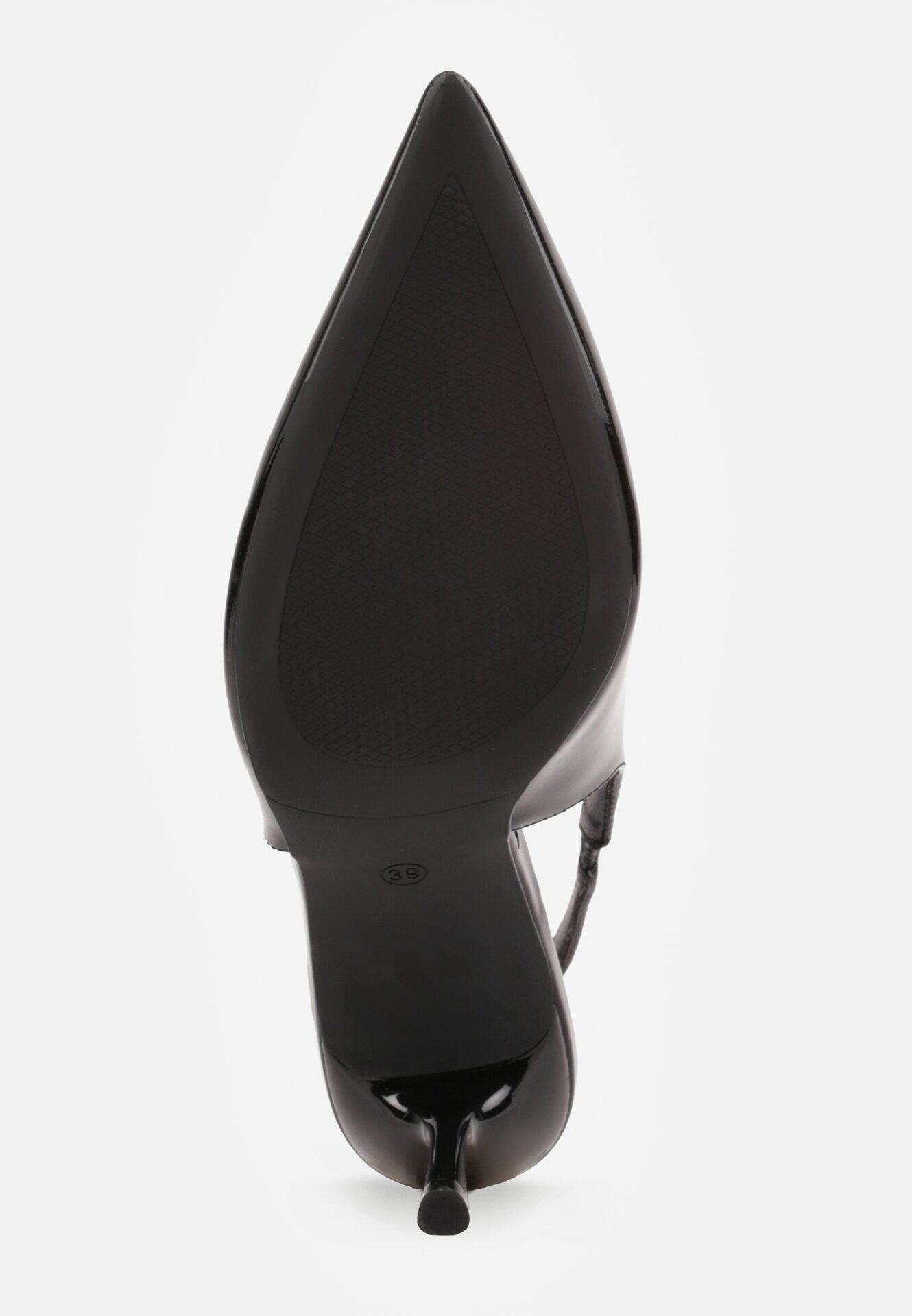 Czarne Czółenka Sandały Vices na Szpilce z Noskiem w Szpic Tillasia