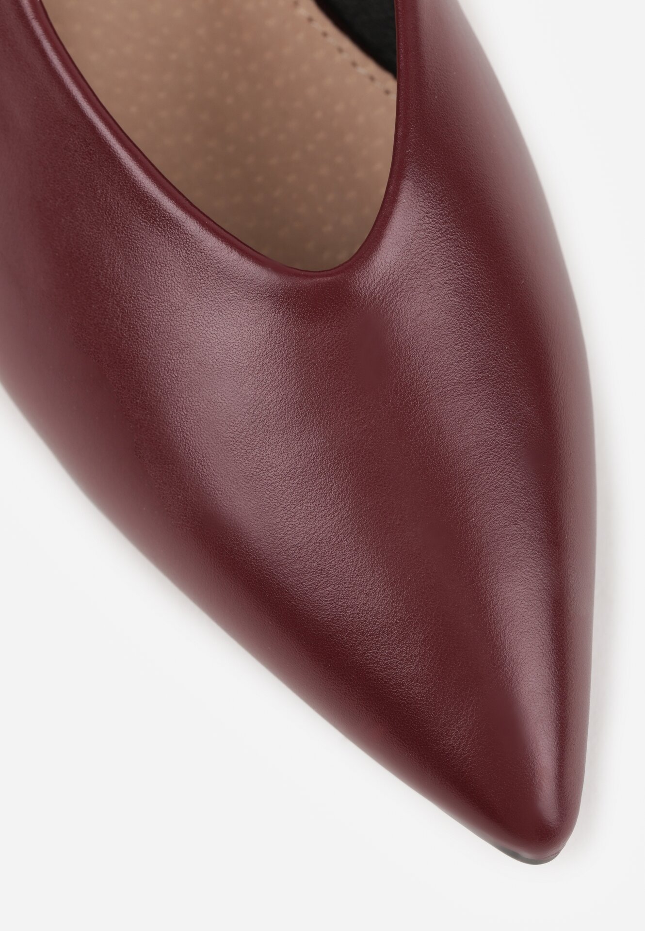 Pantofi cu toc Bordo