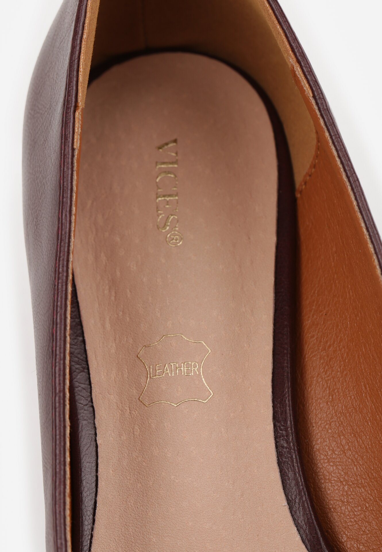 Pantofi cu toc Bordo