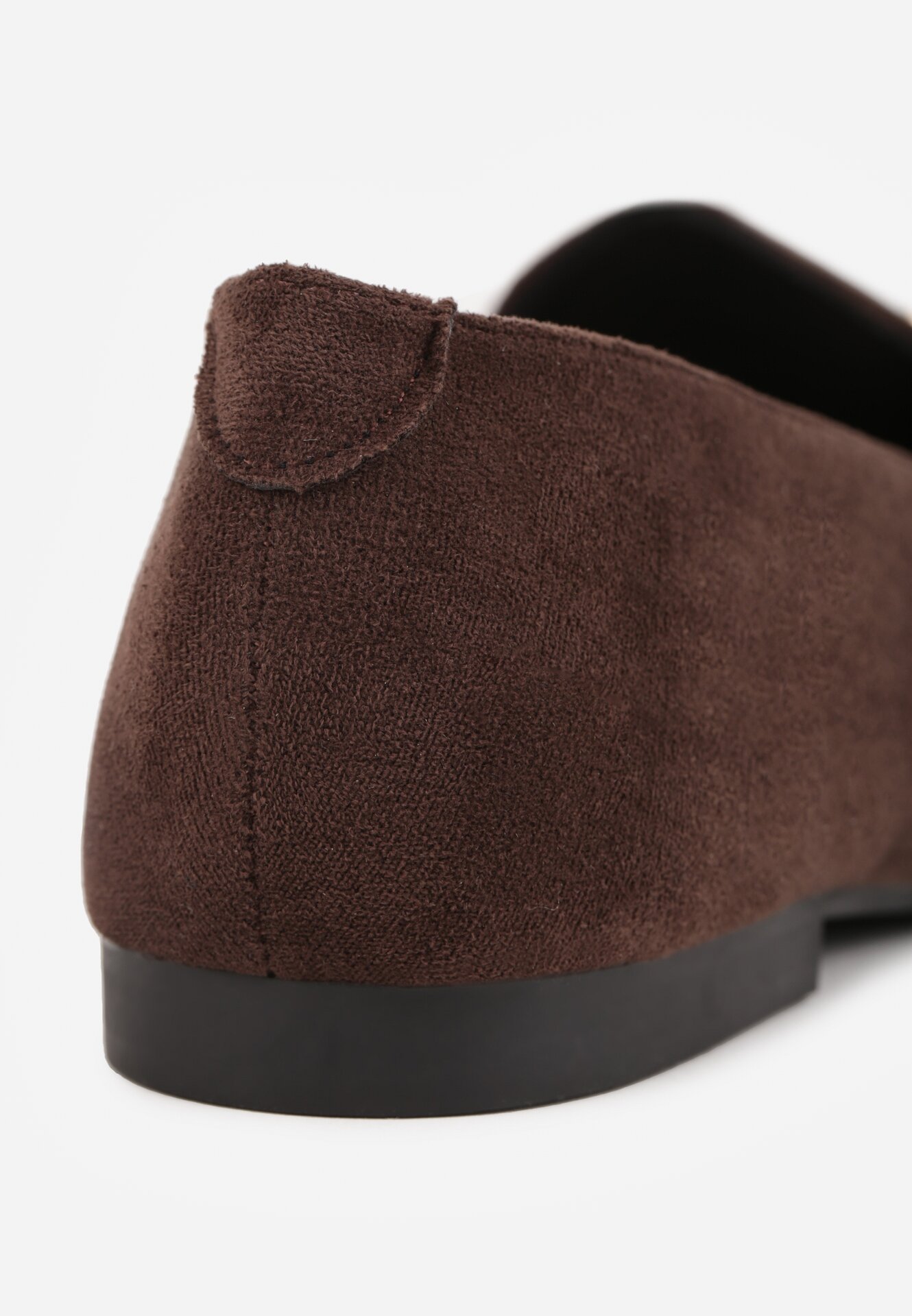 Brązowe Mokasyny Vices z Noskiem w Szpic i Metaliczną Aplikacją Rilemise