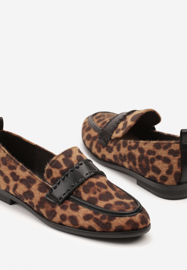 Leopárd mintás Mokaszin