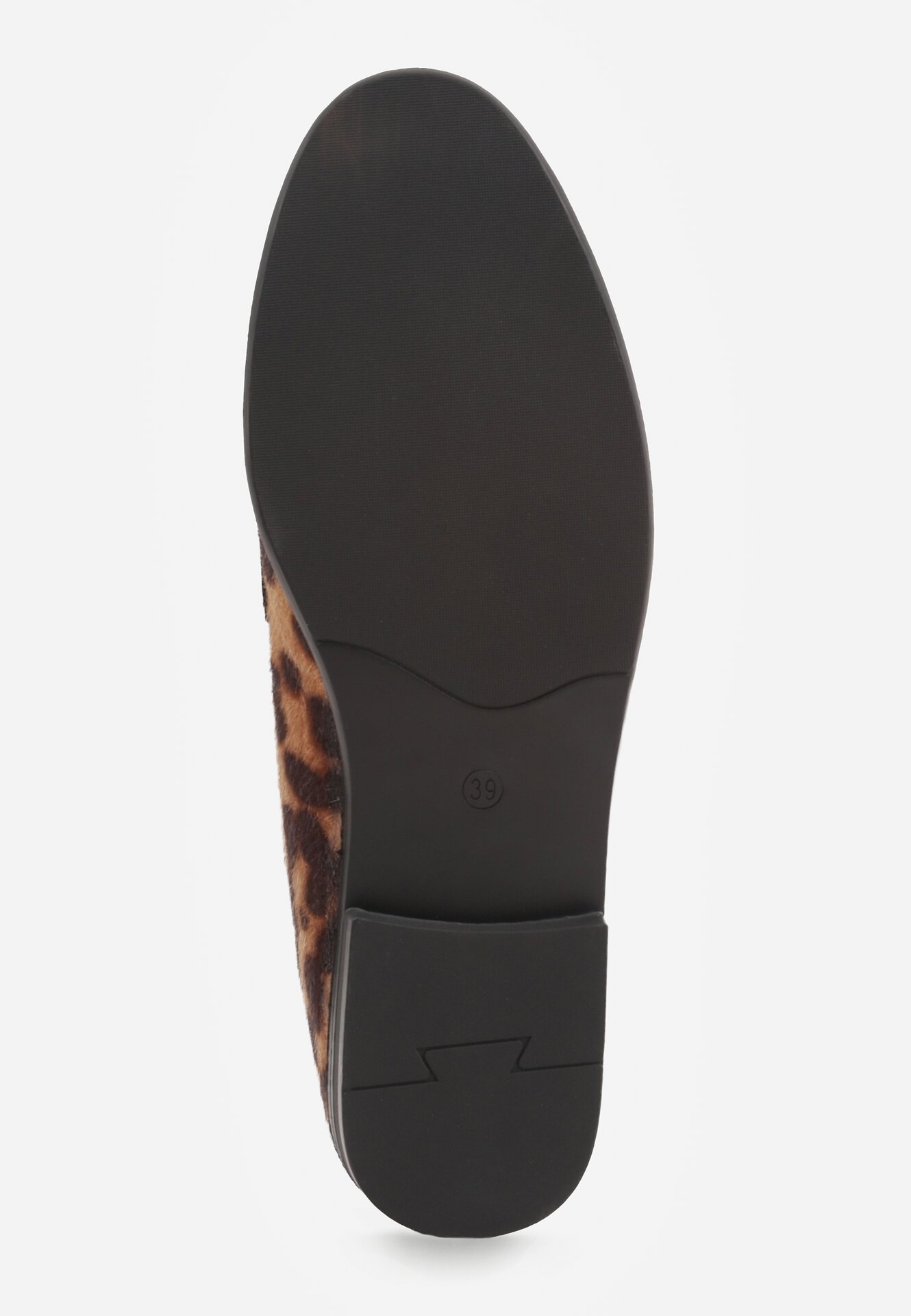 Panterkowe Mokasyny Vices ze Skórzaną Wkładką i Ozdobnymi Przeszyciami Adestiia