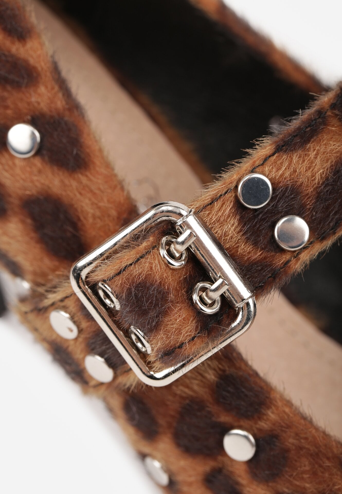 Pantofi cu toc Imprimeu leopard