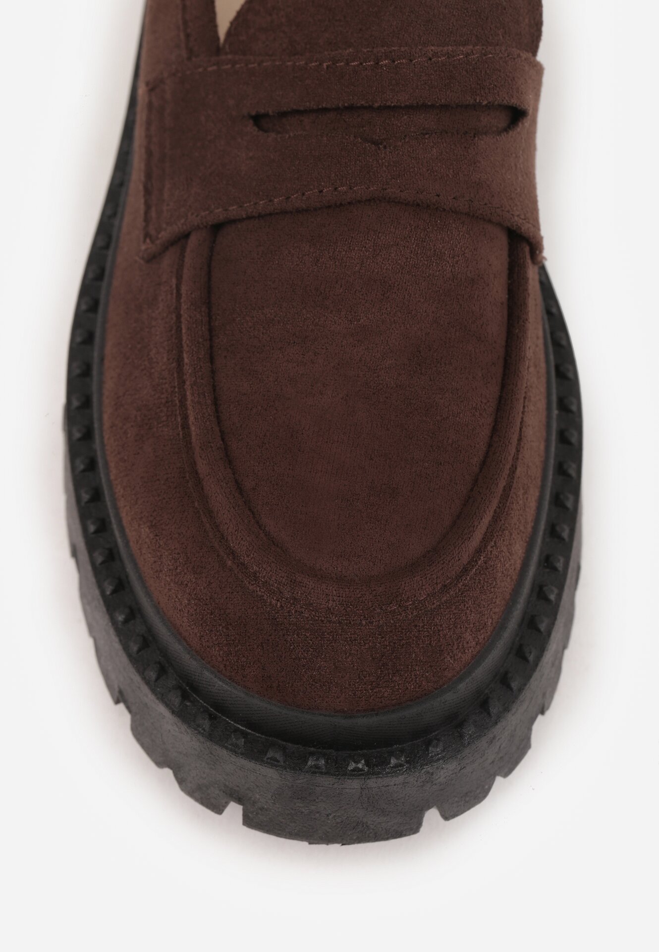 Brązowe Casualowe Mokasyny Vices na Grubej Podeszwie Viara