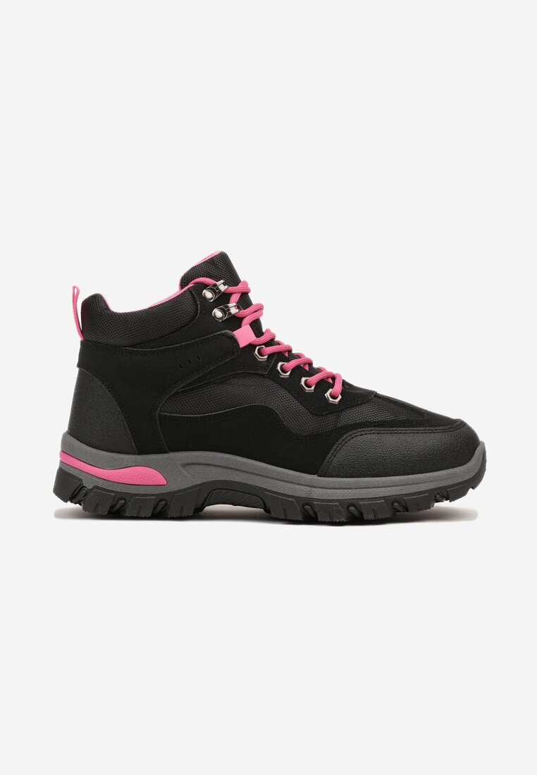 Bocanci Negru cu fucsia