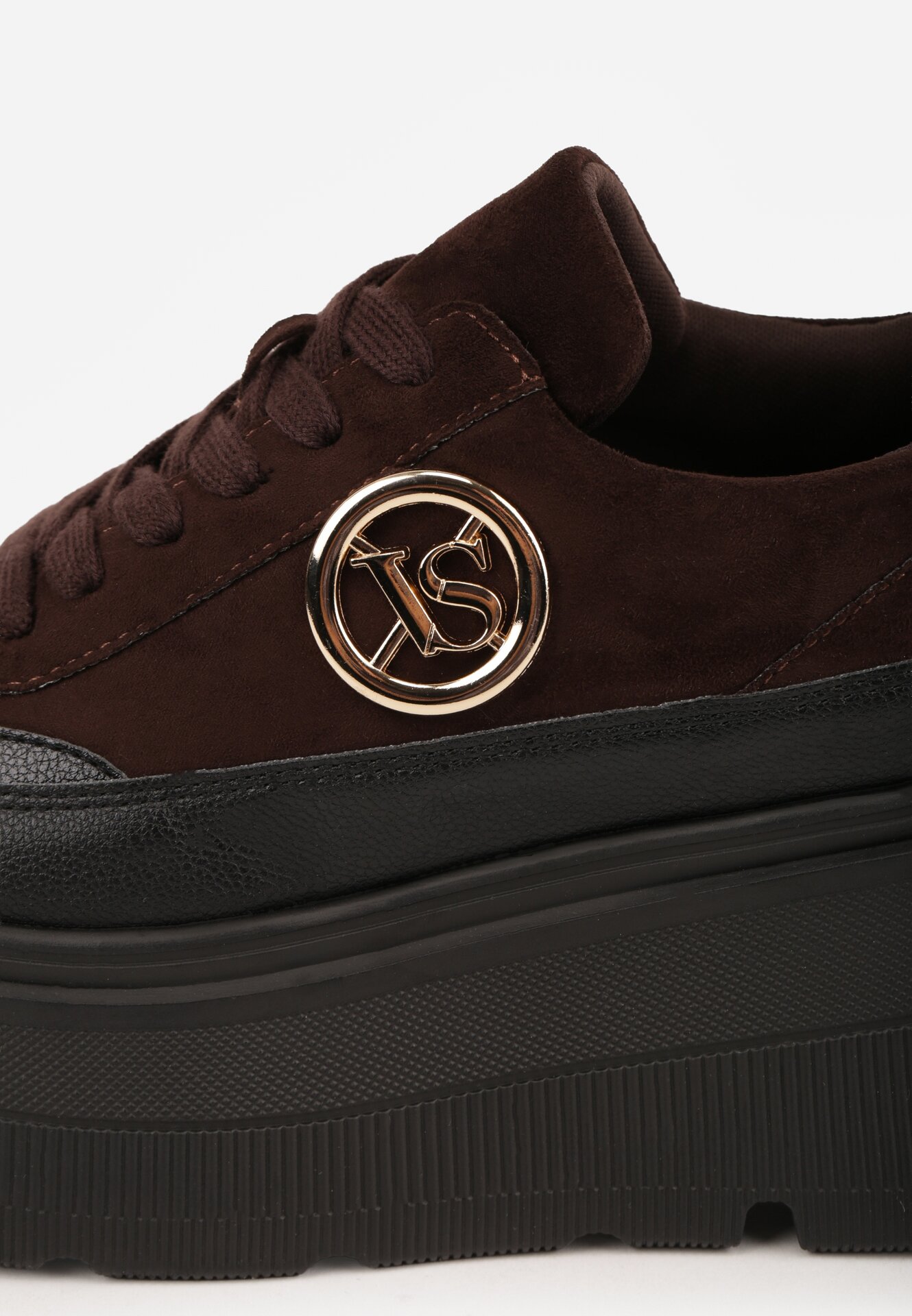 Sneakers Negru cu maro