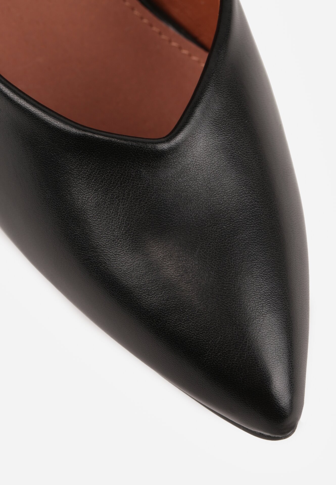 Czarne Szpilki Vices na Klepsydrze z Wkładką ze Skóry Naturalnej Dandre