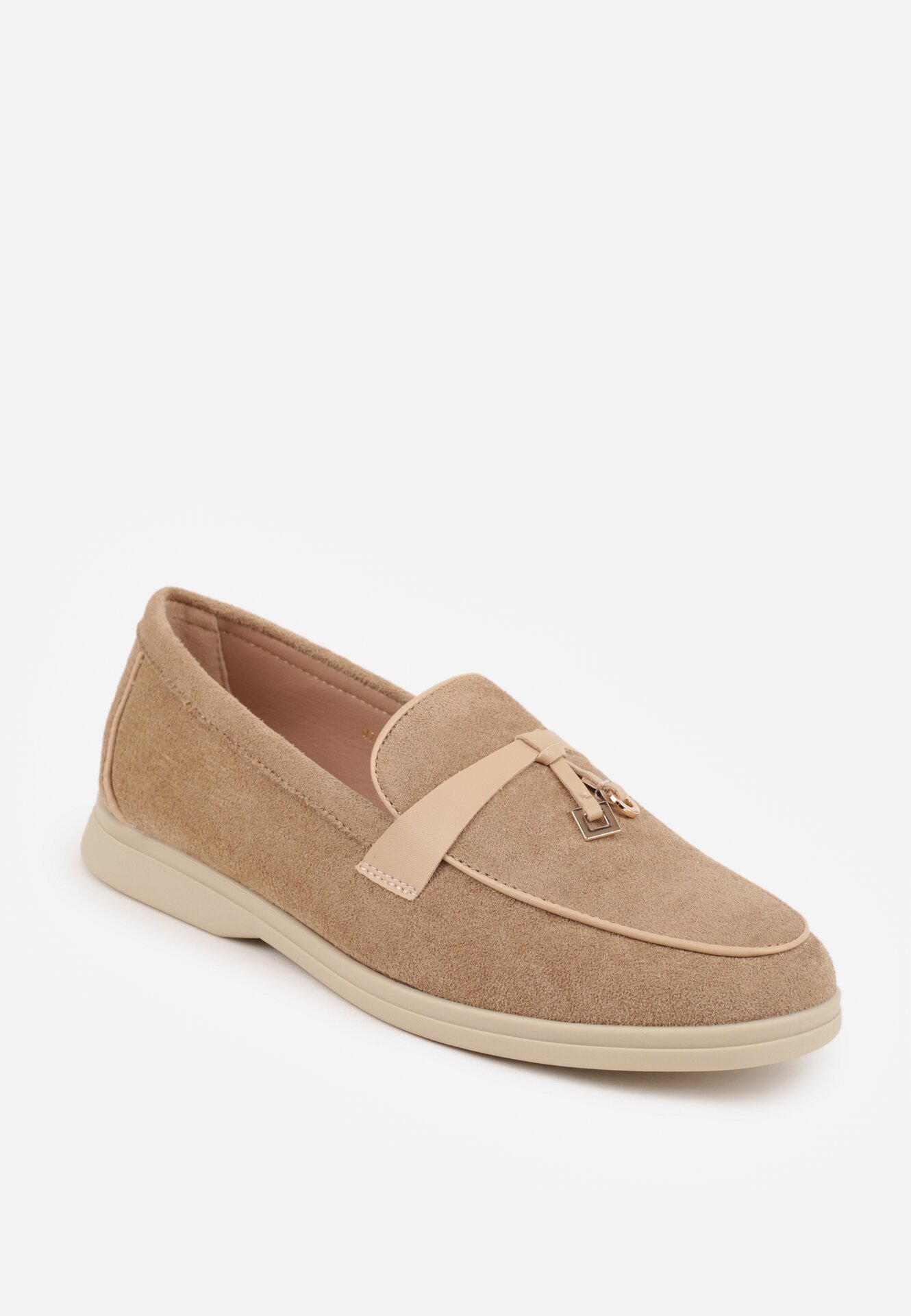 Mocasini Bej închis