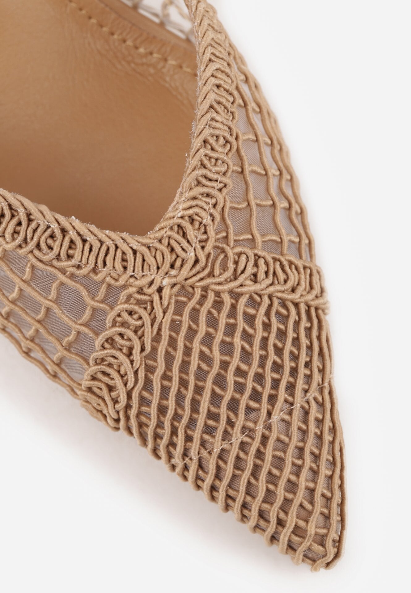 Pantofi stiletto Bej închis