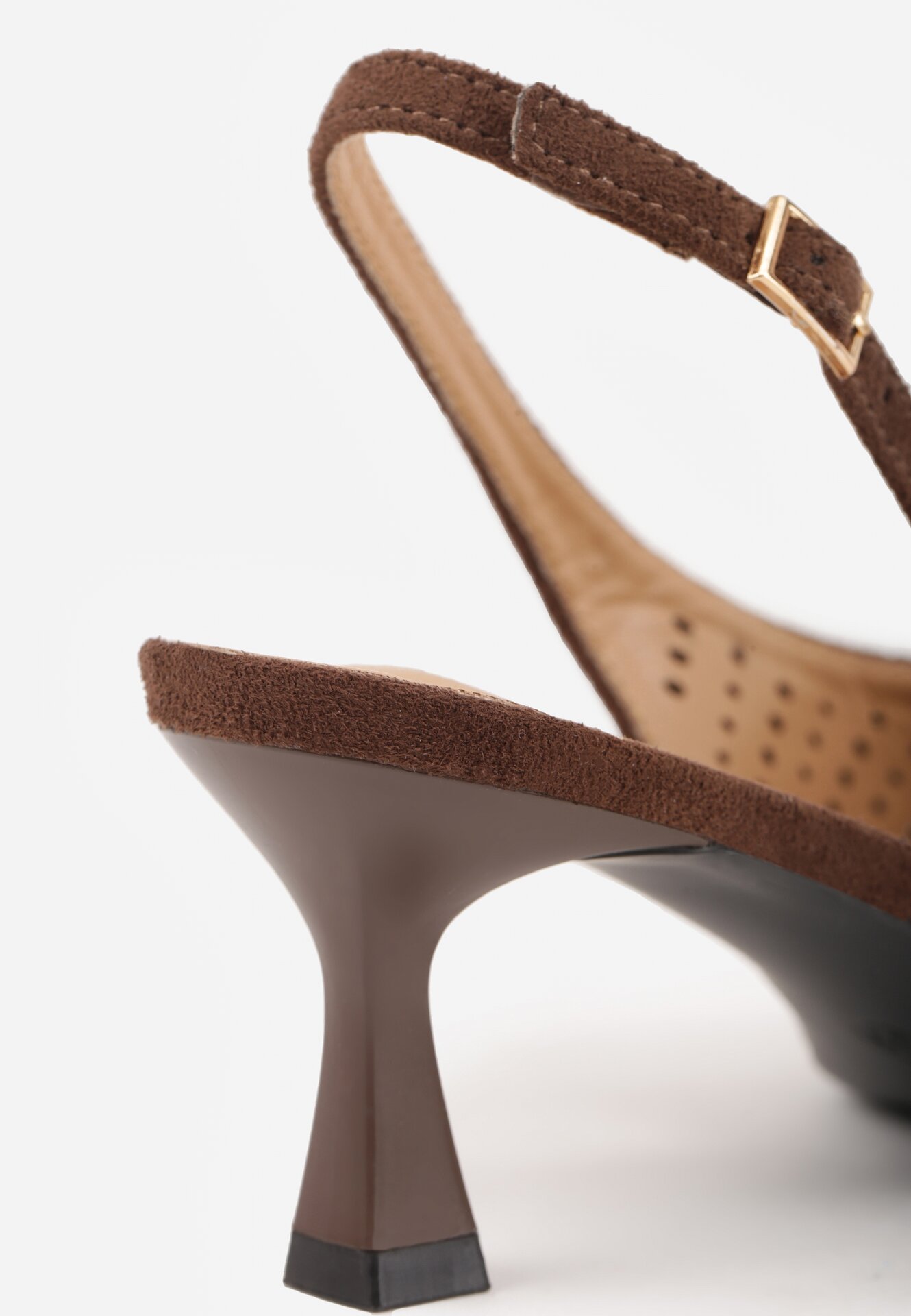 Pantofi cu toc Maro