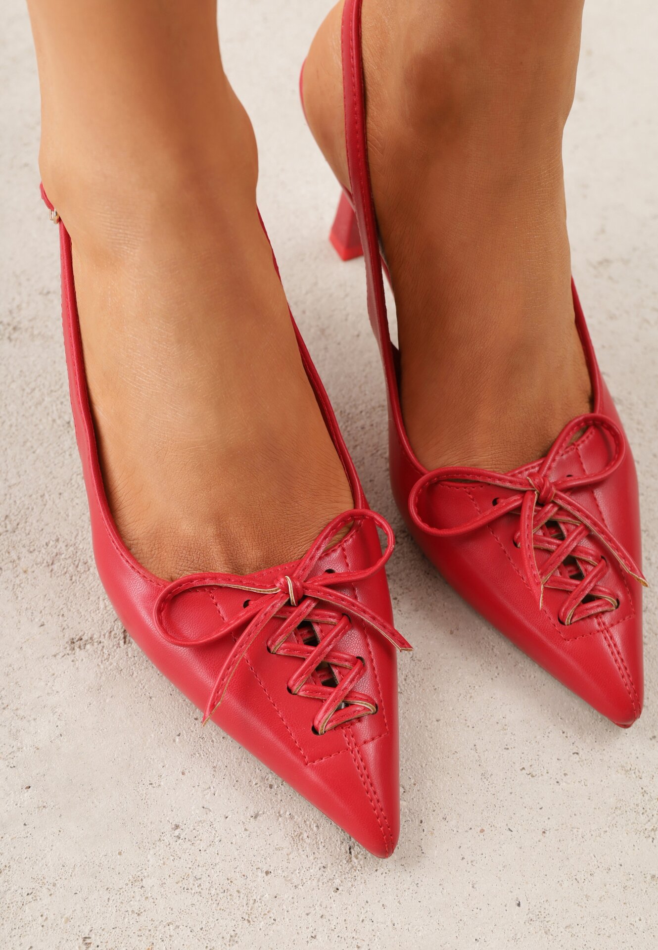 Pantofi stiletto Roșii