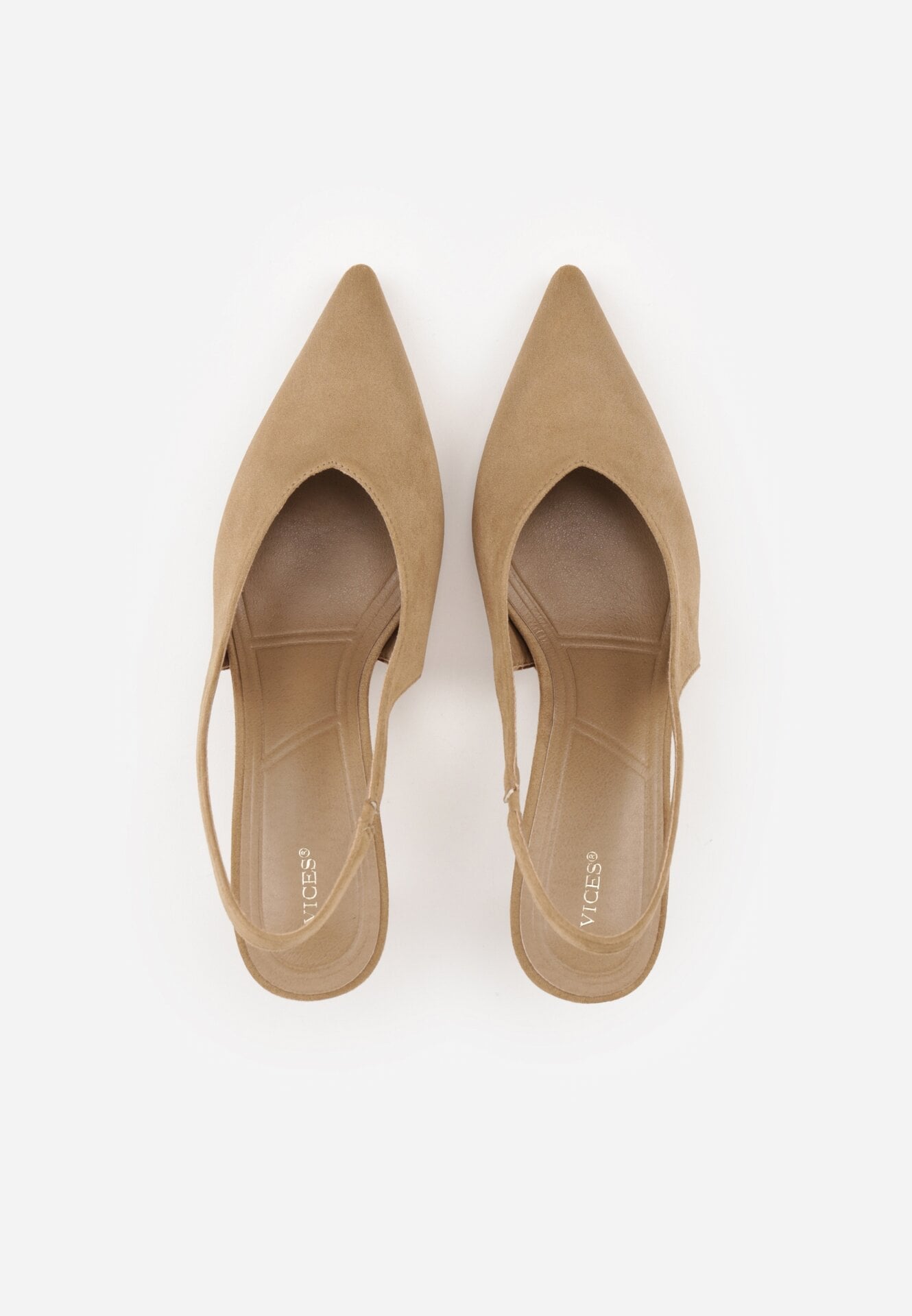 Pantofi cu toc Bej închis