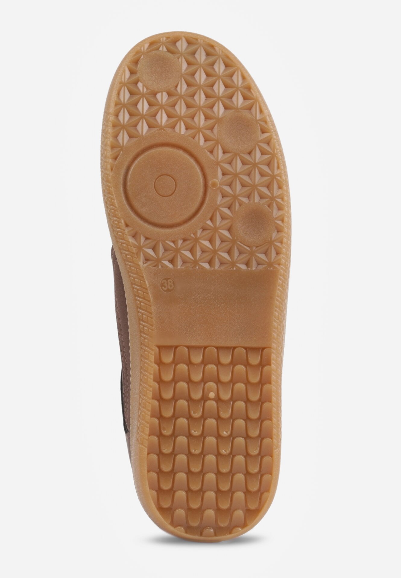 Brązowe Sneakersy VICES Typu Klasyczne Tenisówki z Łączonych Materiałów Azinina