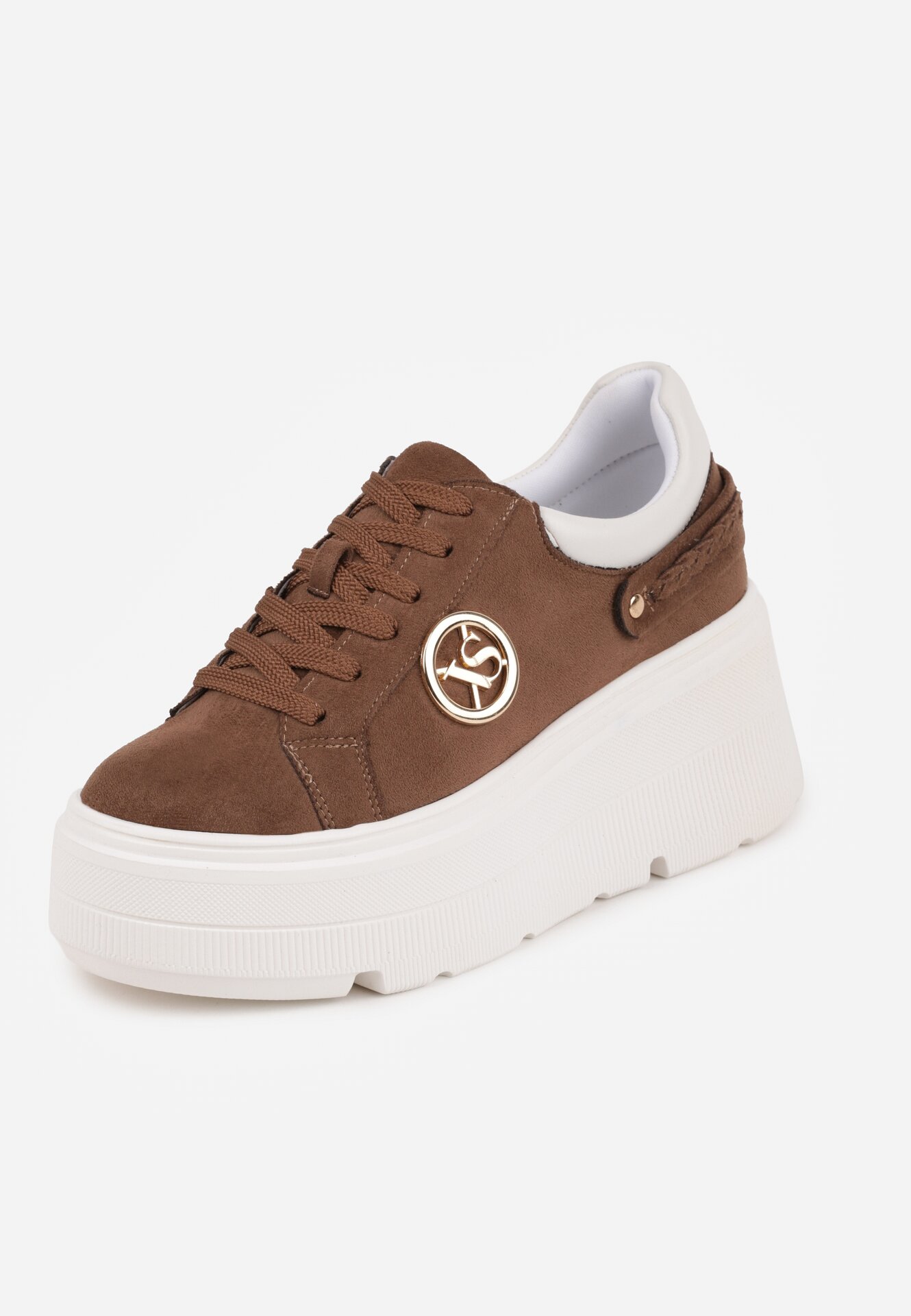 Sneakers Bej închis